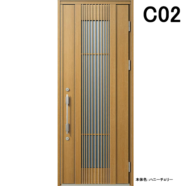 日本最大の YKK アルミサッシ 玄関ドア 断熱　W922×H2330 C02 ヴェナートD30　片開き 玄関用、勝手口用