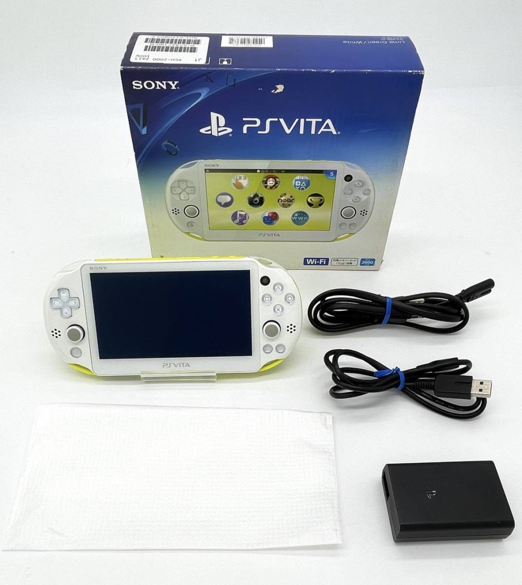 SONY PS VITA ライムグリーン/ ホワイト PCH-2000 ZA13-