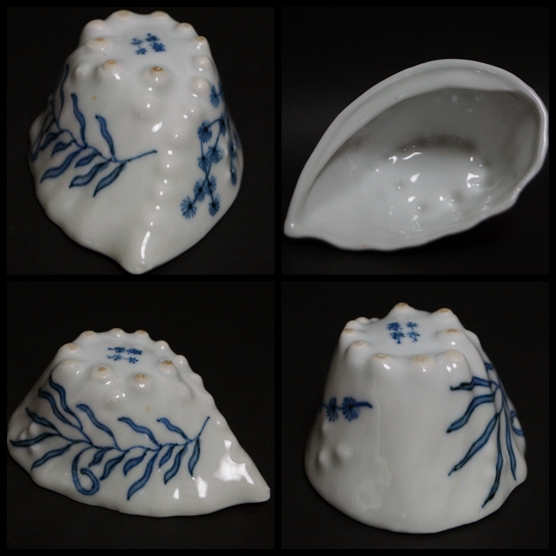 2023即納 ヤフオク! - 煎茶道具 平安春峰造 染付『海藻文』鮑の... 安い