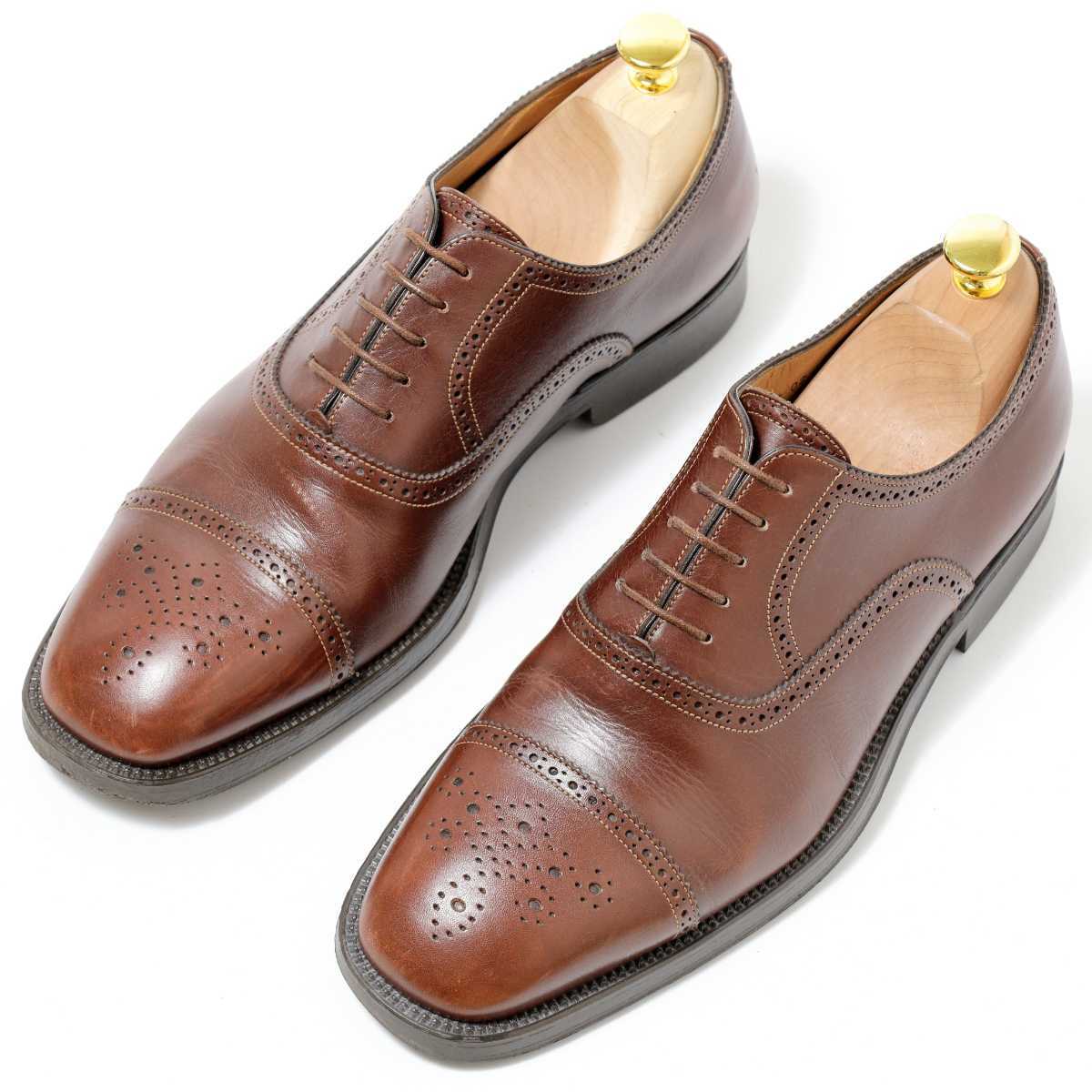 日本未発売】 未使用 サントーニ SANTONI セミブローグ 7 ボルドー