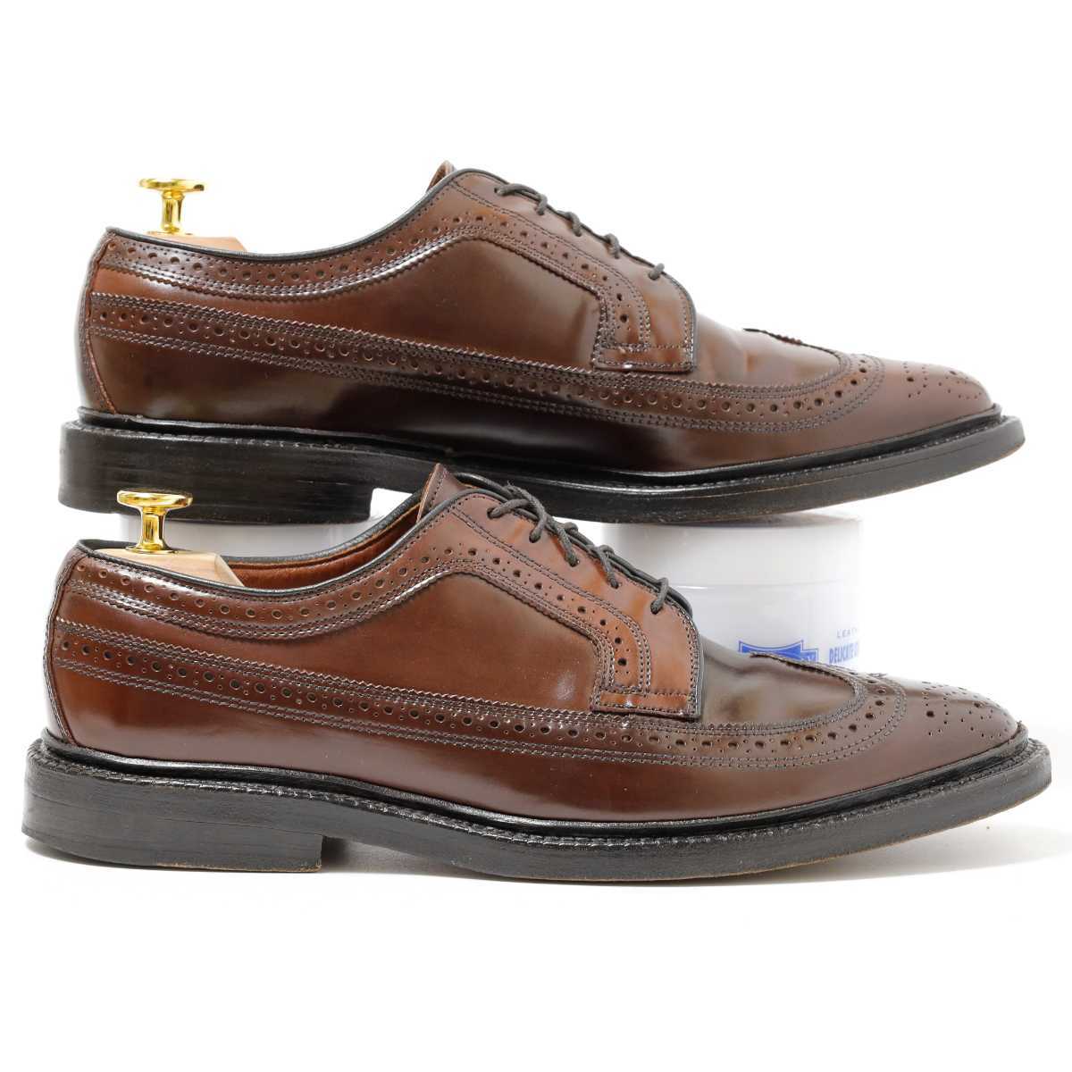 Allen Edmonds】MacNeil□8.5D/26.5cm□外羽根式フルブローグ□コード