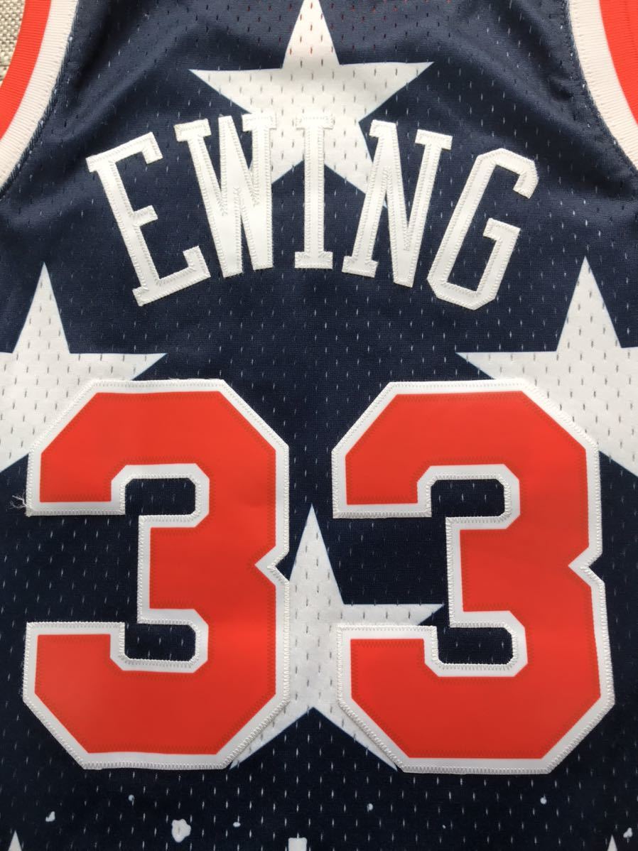 激レア！ 独立記念日限定モデル NBA KNICKS EWING #33 パトリック・ユーイング Mitchell&Ness ミッチェルアンドネス ニックス ユニフォーム