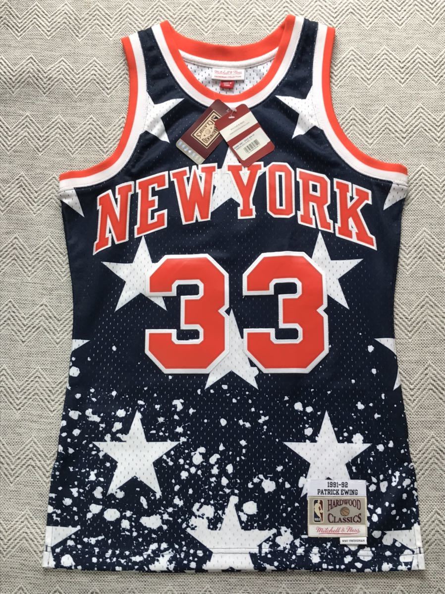 激レア！ 独立記念日限定モデル NBA KNICKS EWING #33 パトリック・ユーイング Mitchell&Ness ミッチェルアンドネス ニックス ユニフォーム