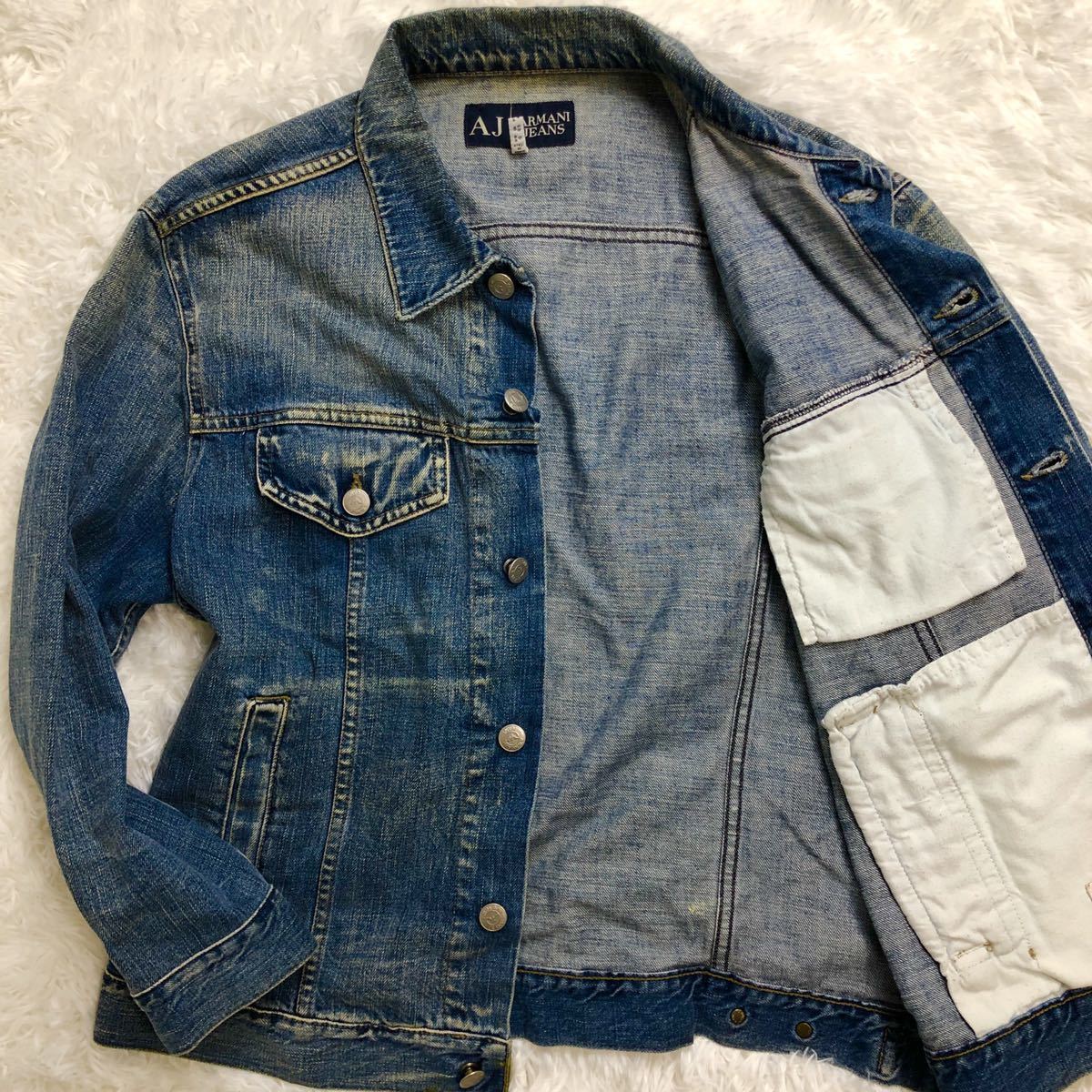 海外販売× 【美品】ARMANI JEANS デニムジャケット アルマーニ | www
