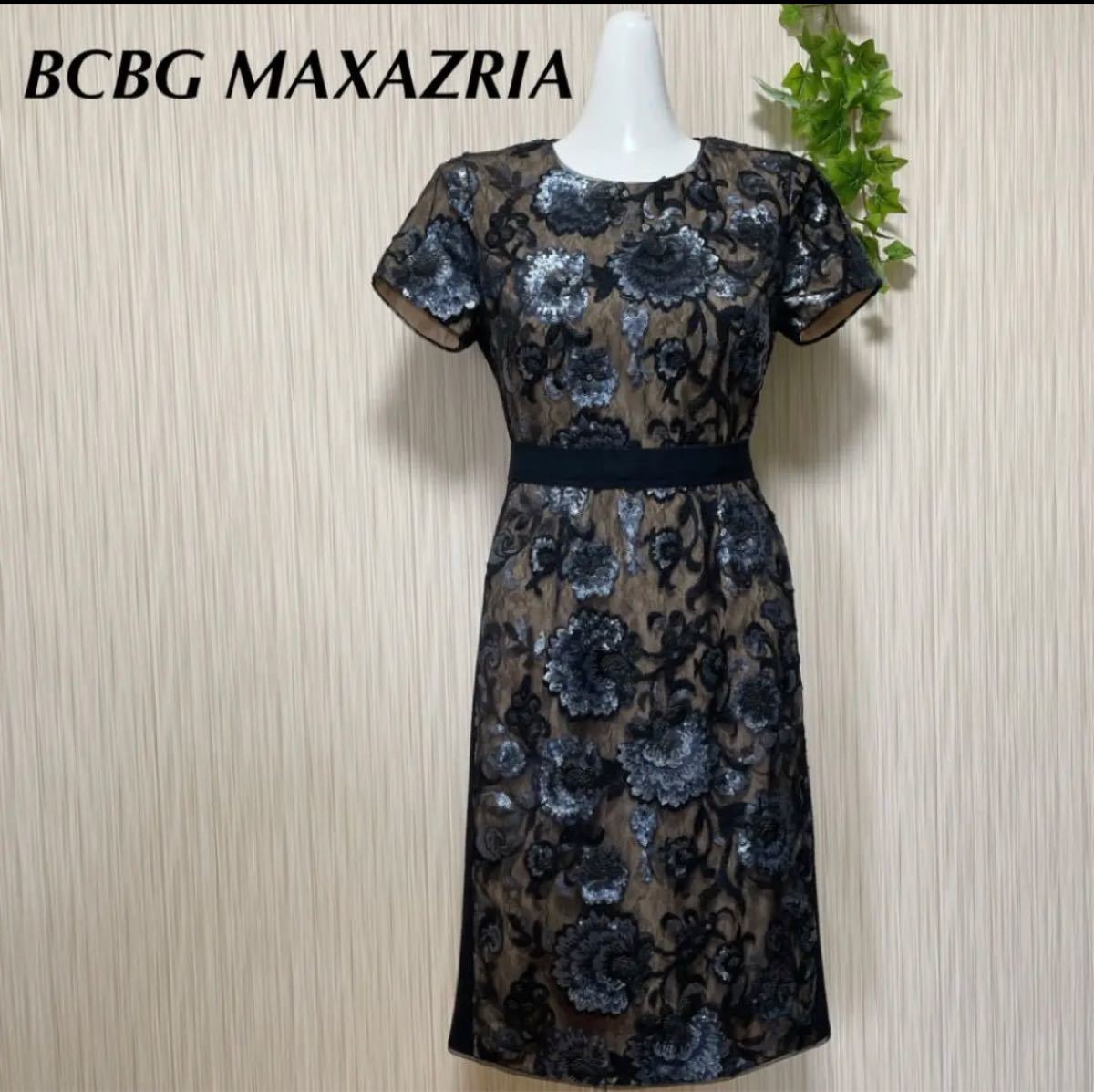 最終値下げ 刺繍 フラワー MAXAZRIA BCBG スパンコール 花柄