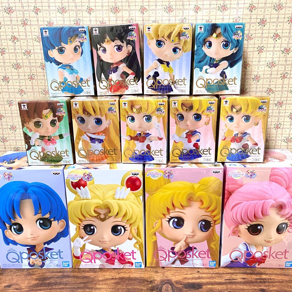 美品 コンプリート 限定 セーラームーン petit Qposket レア!初期
