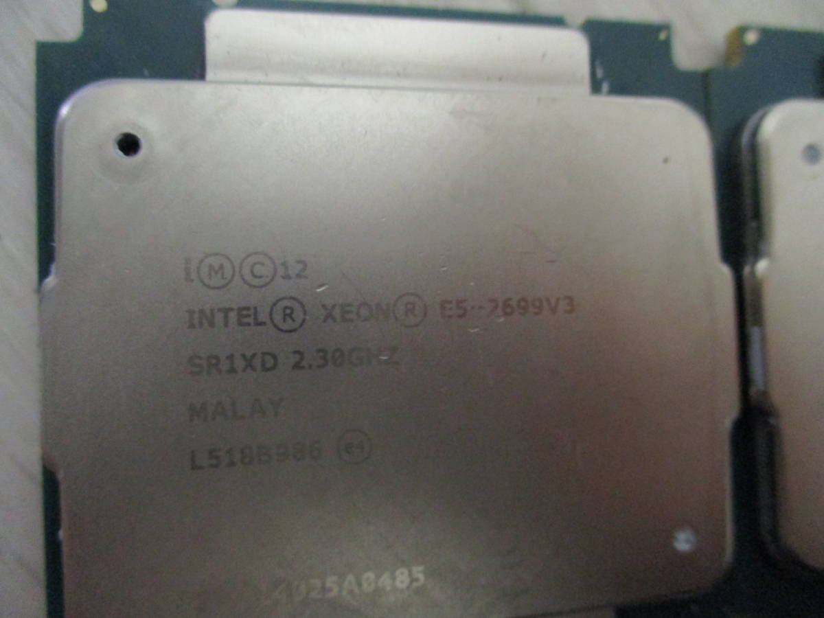Intel Xeon E5-2699 v3 SR1XD 2.3GHz 2個セット | fahrschule-ny.de