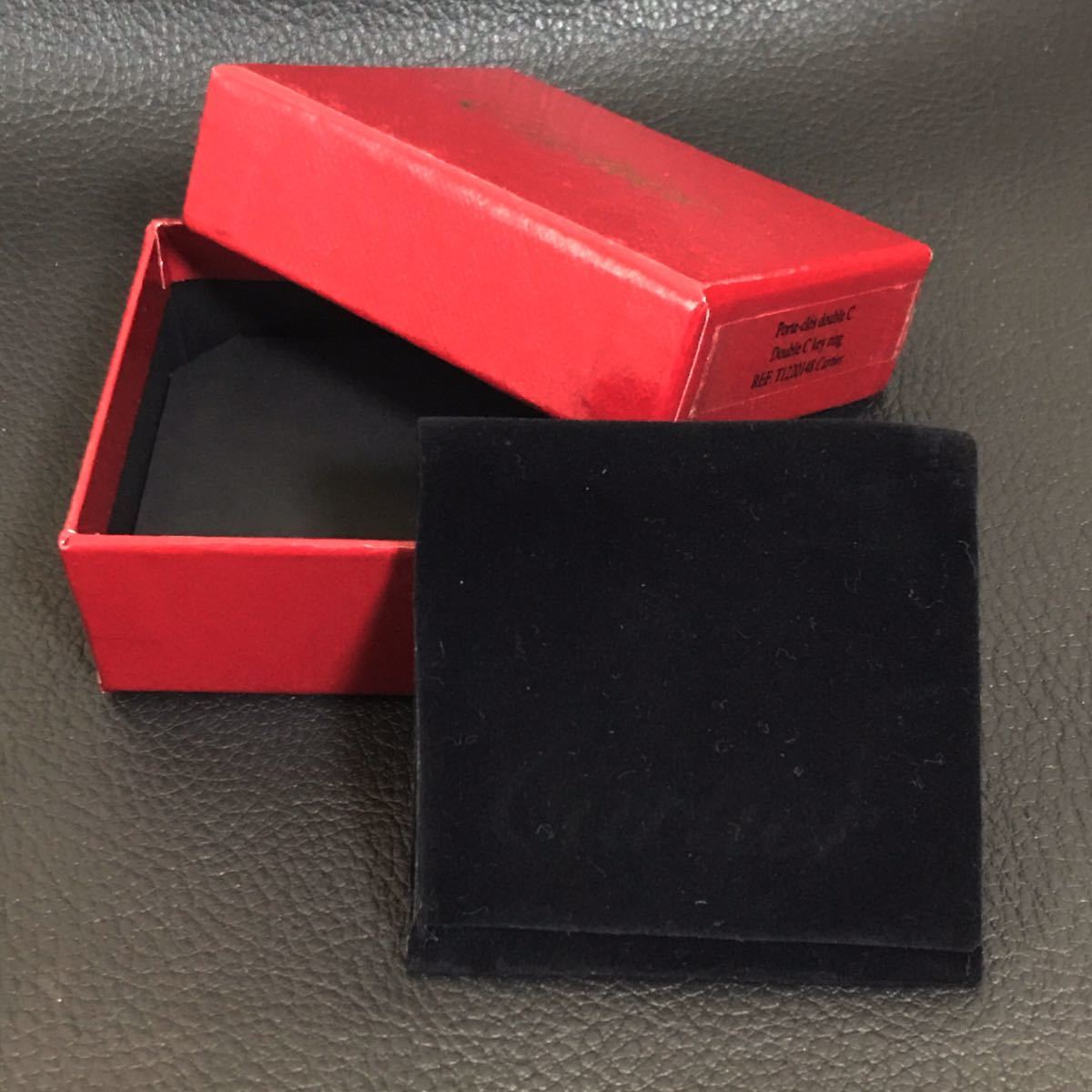 カルティエ Cartier バッグチャーム キーリング 2C モチーフ シルバー