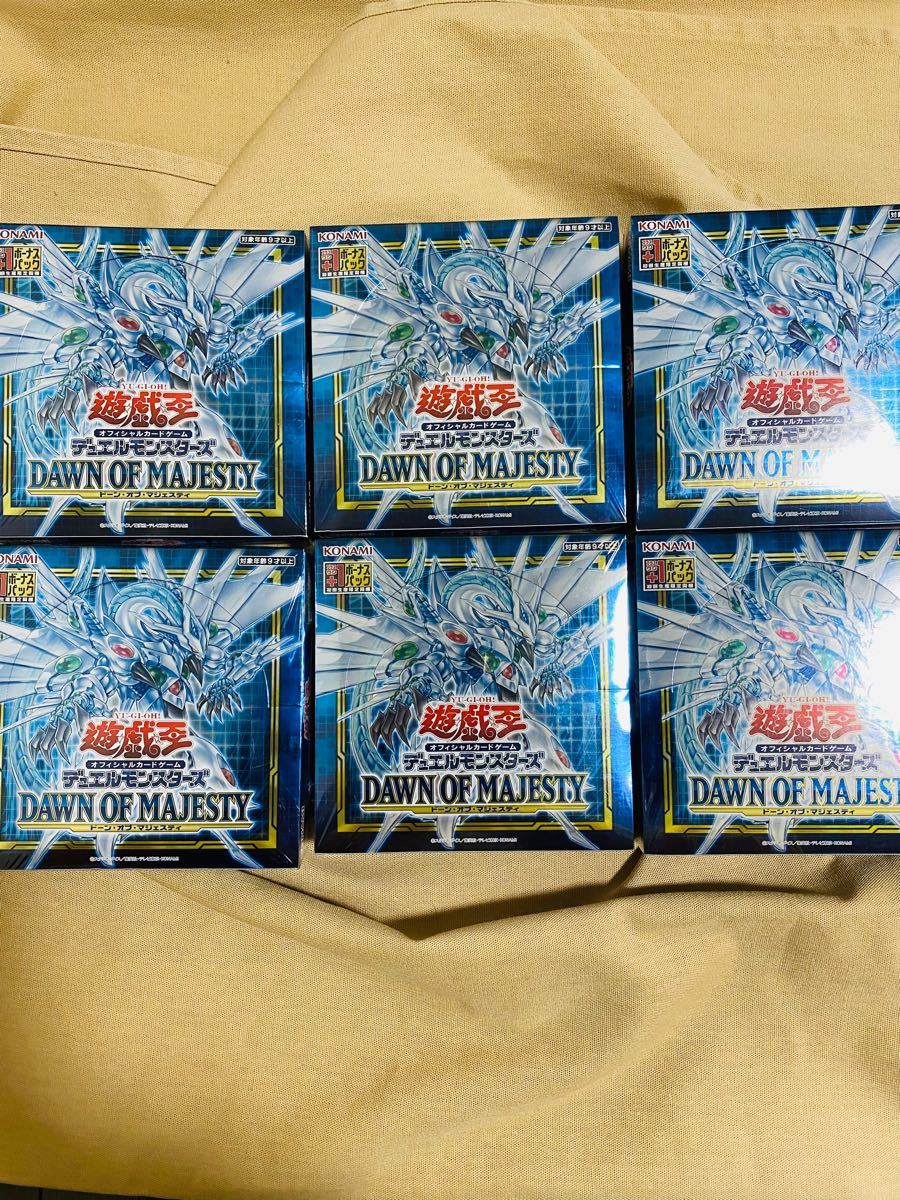 遊戯王 ドーンオブマジェスティ 初回生産版 6ボックス www.lram-fgr.ma