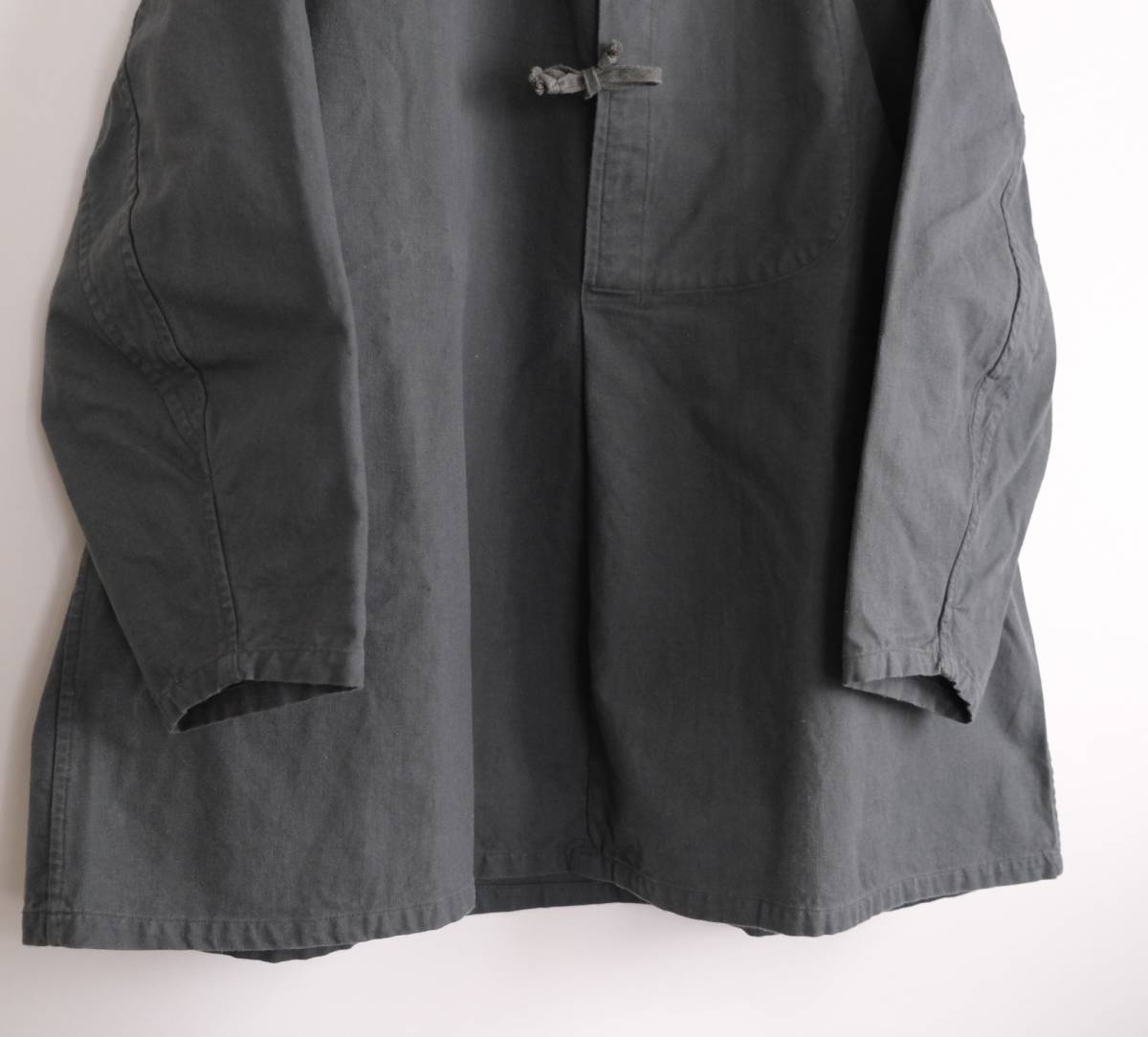 40s50s【 スイス軍 ビンテージ 】コットン バンドカラー スモック プル