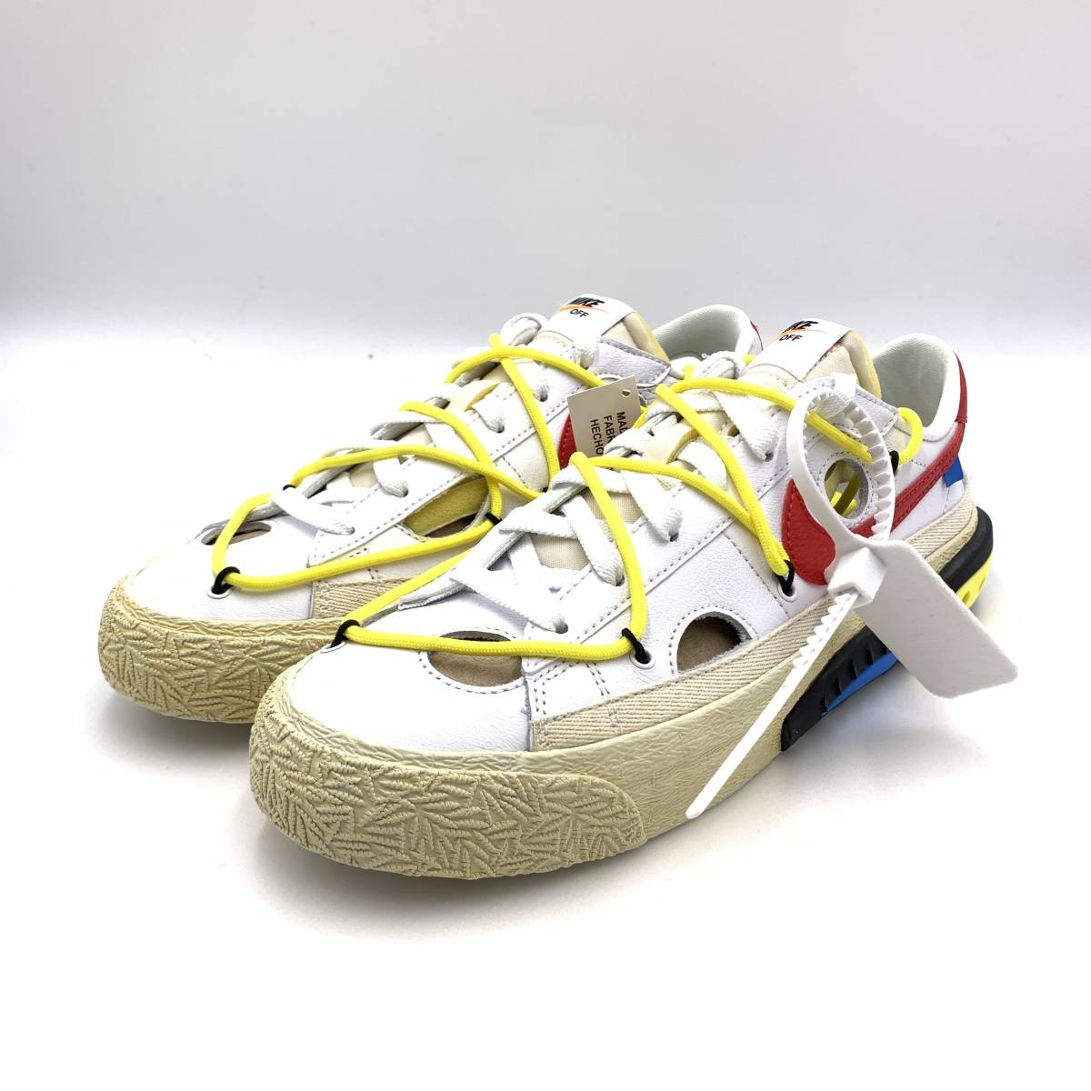 新品 OFF-WHITE C/O VIRGIL ABLOH × NIKE BLAZER LOW 77 オフホワイト