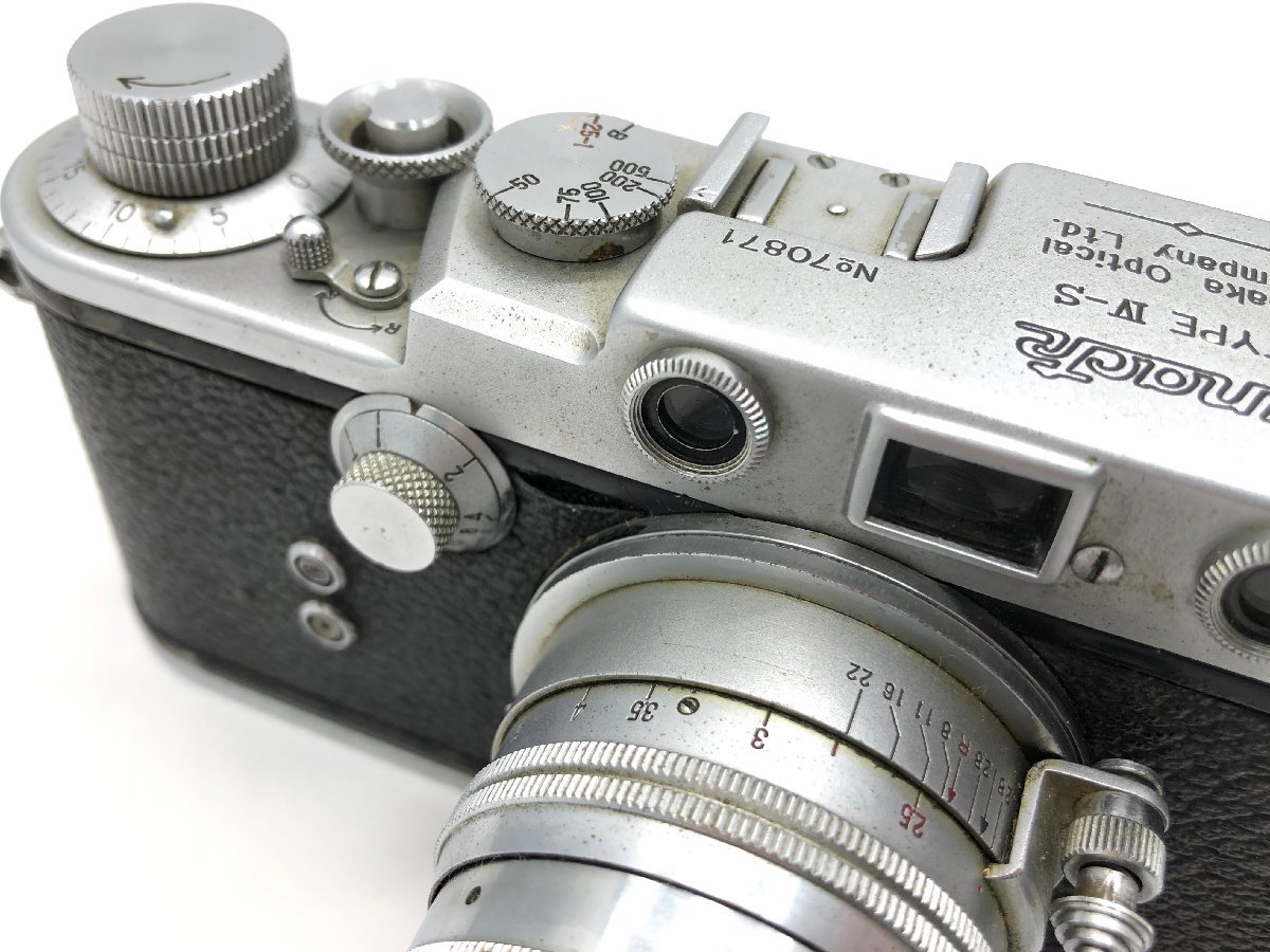 Tanack TYPE IV-S / TANAR HC. 1:2.8 F=5cm レンジファインダー フィルムカメラ ジャンク 中古_画像7