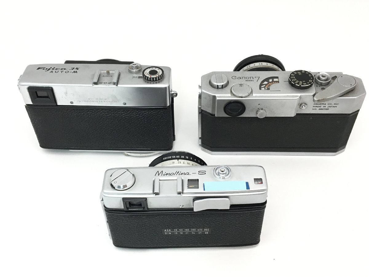 Canon Canon7 / minolta / Fujico 他 レンジファインダー フィルムカメラ 3点まとめ ジャンク 中古_画像3