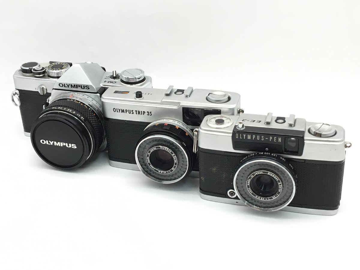 OLYMPUS OM-1 / PEN EE-3 他 フィルム カメラ まとめ ジャンク 中古_画像1