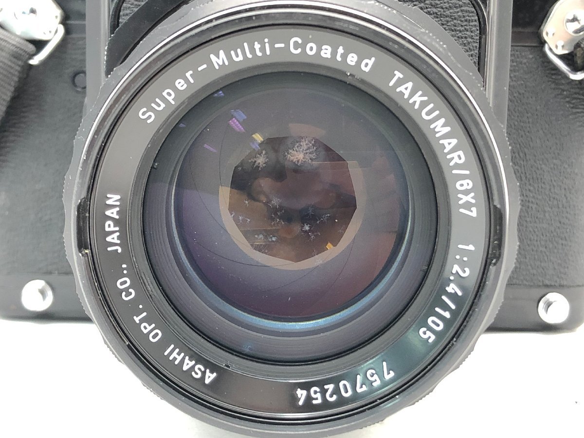 PENTAX 6x7 / Super-Multi-Coated TAKUMAR 6X7 1:2.4 105 中判レフカメラ ジャンク 中古_画像2