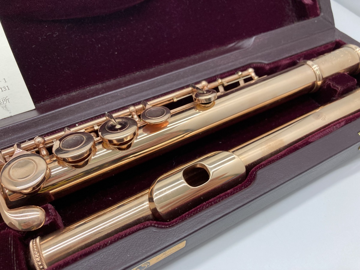 Muramatsu Flute ムラマツ フルート 14K/9K CC 品質保証書付き 専用ケース付き 美品中古