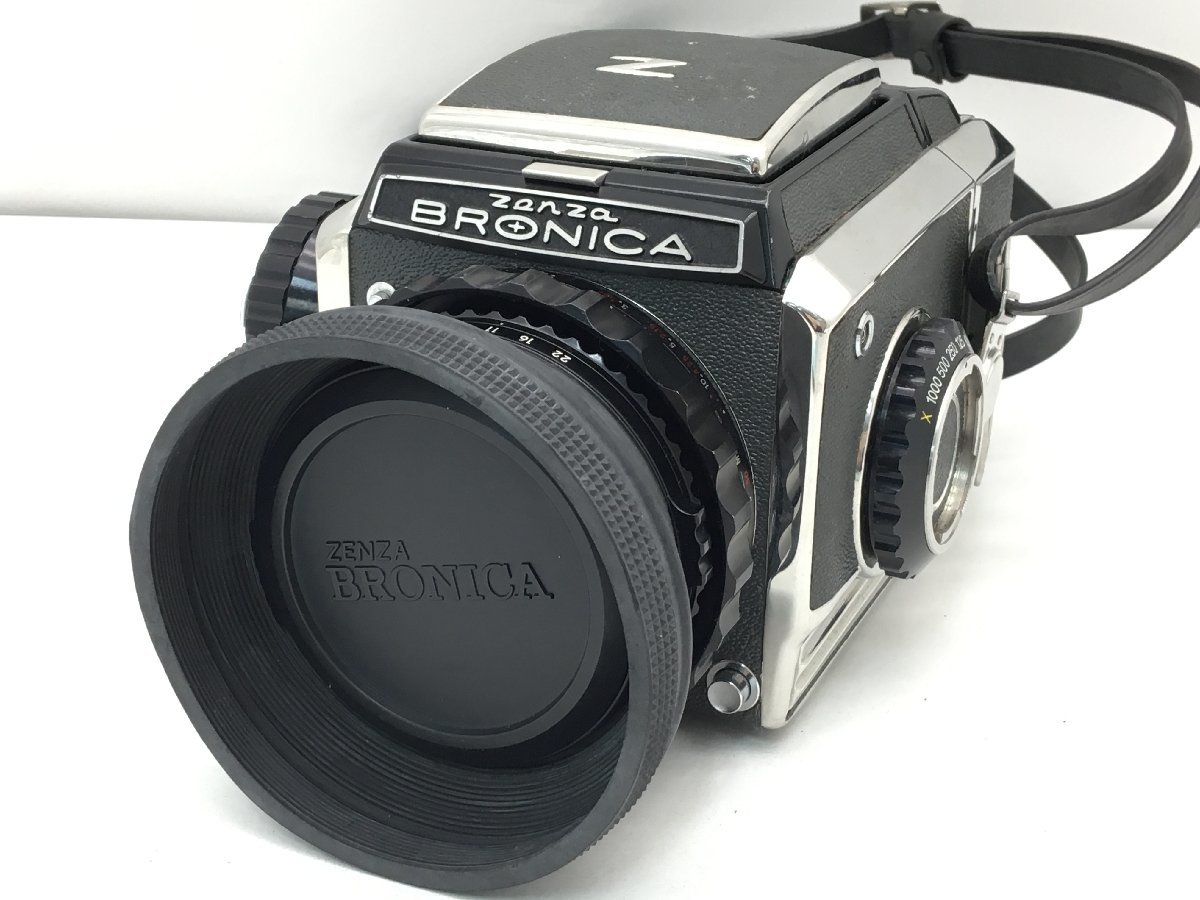 ZENZA BRONICA 6x6 / Nikon NIKKOR-P 1:2.8 f=75mm 中判レフカメラ ジャンク 中古_画像1