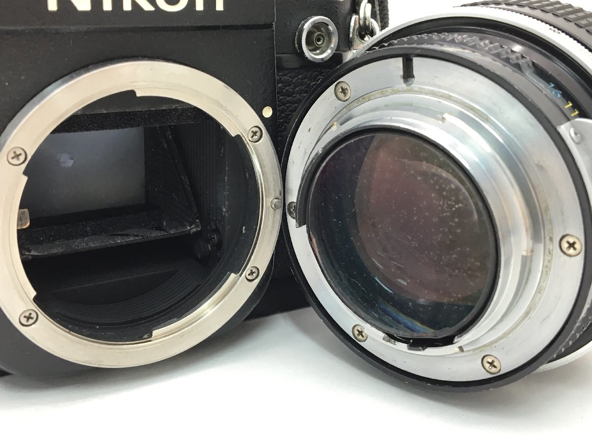 Nikon F2 NIKKOR 55mm 1:1.2 / NIKKOR 55mm 1:1.2 一眼レフカメラ モータードライブ ジャンク 中古_画像7