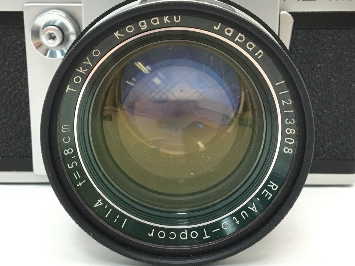 TOPCON RE SUPER / RE.Auto-Topcor 1:1.4 f=5.8cm 一眼レフカメラ ジャンク 中古_画像2