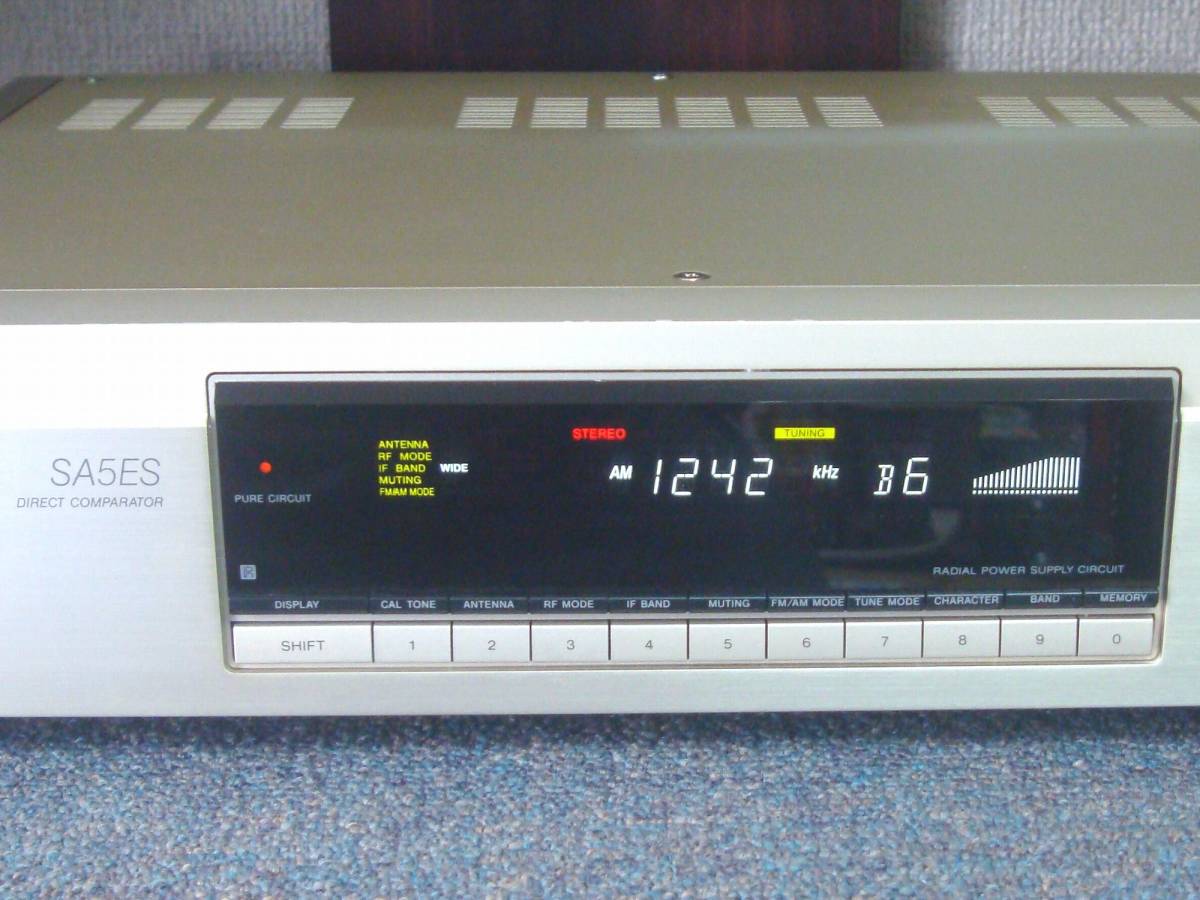 SONY ST-SA5ES FM/AM STEREO TUNER メンテナンス、調整済品 (品 SONY ST-SA5ES FM/AM STEREO TUNER メンテナンス、調整済品 (品