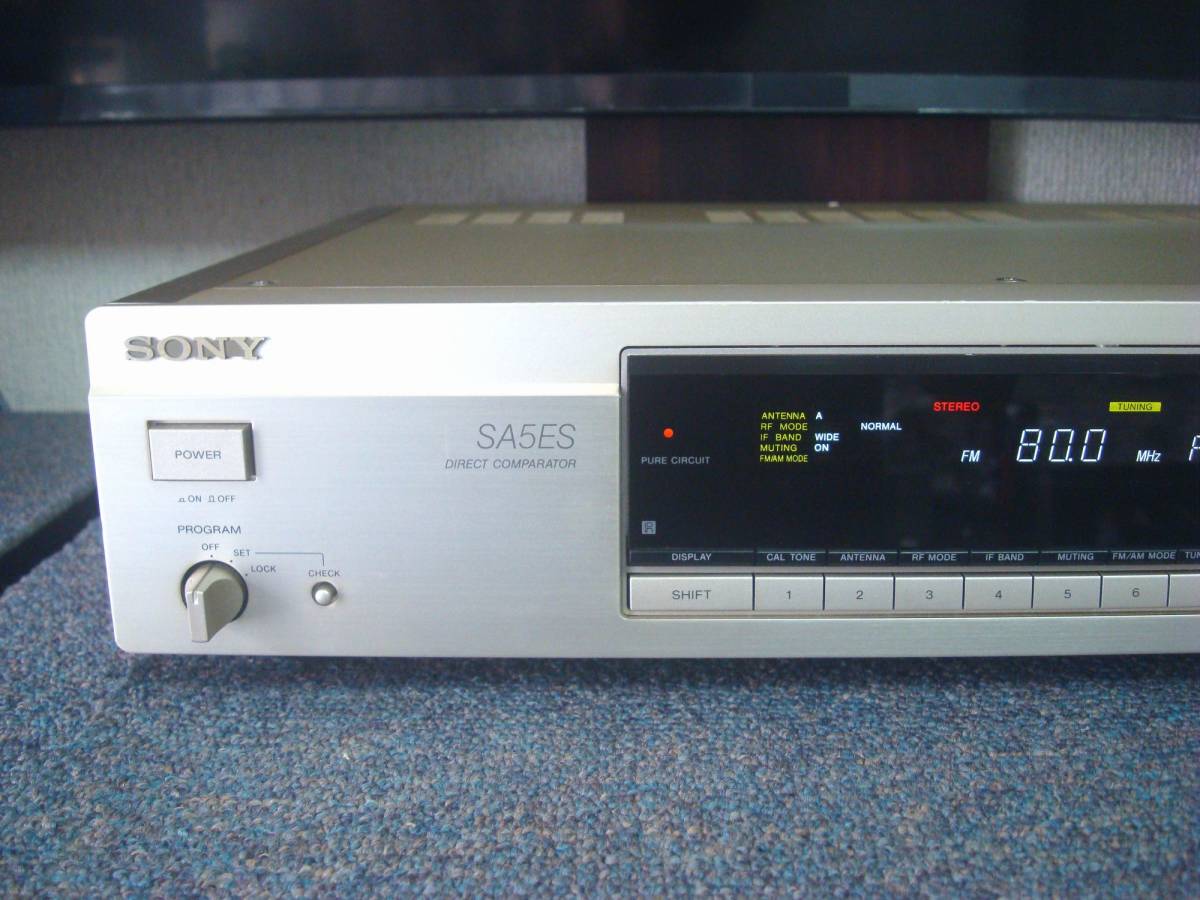 SONY ST-SA5ES FM/AM STEREO TUNER メンテナンス、調整済品 (品 SONY ST-SA5ES FM/AM STEREO TUNER メンテナンス、調整済品 (品