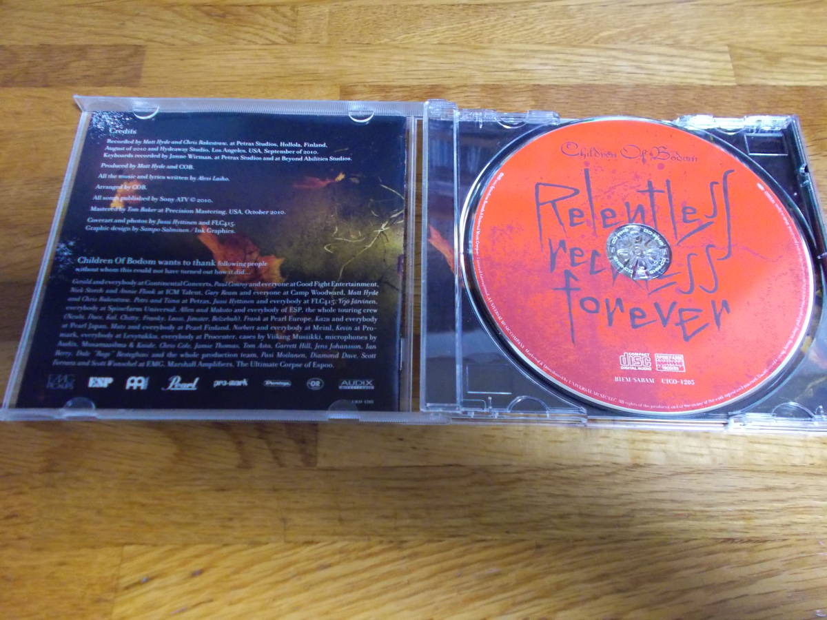 Children of Bodom Relentless Reckless forever SHM-CD_画像2