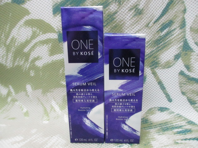 コーセー/ONE BY KOSE/セラム ヴェール/薬用美容液 120ml ラージサイズ/本体・付けかえ用まとめセット/ワンバイコーセー 