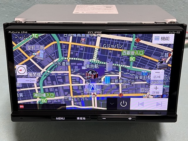 イクリプス メモリーナビ AVN-R8 DVD Bluetooth SD 地デジ 2017年 動作