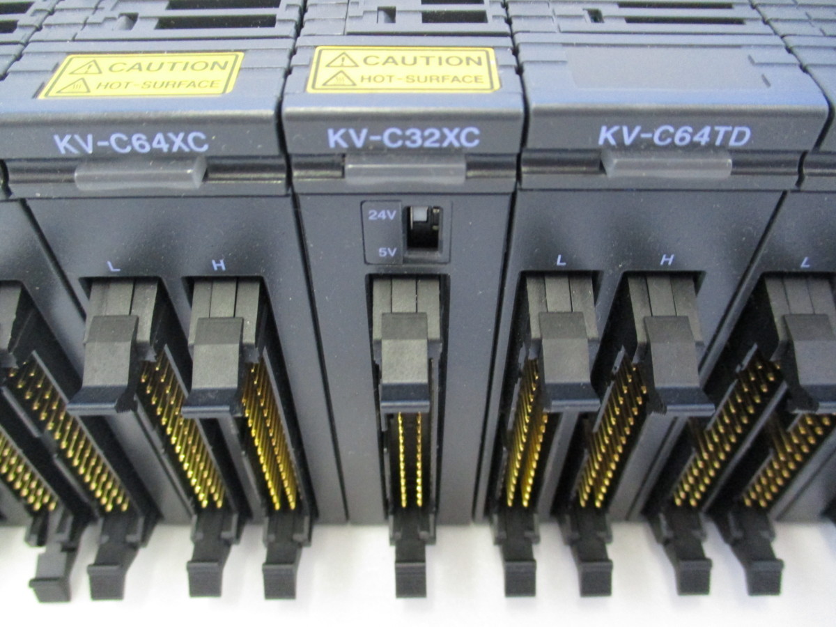 KEYENCE KV-5000/KV-C64XC/KV-C32XC/KV-C64TD/KV-C32TD CPUユニット 