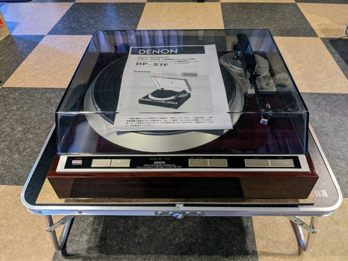 DENON DP-37F フルオートレコードプレーヤー 新品カートリッジ