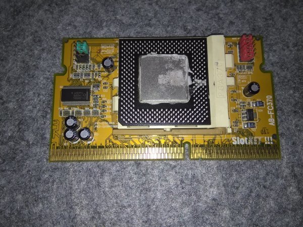 AB-FC370　slot1 ⇔ Socket 370　celeron　SL3A2　変換アダプタ　変換基板_画像1