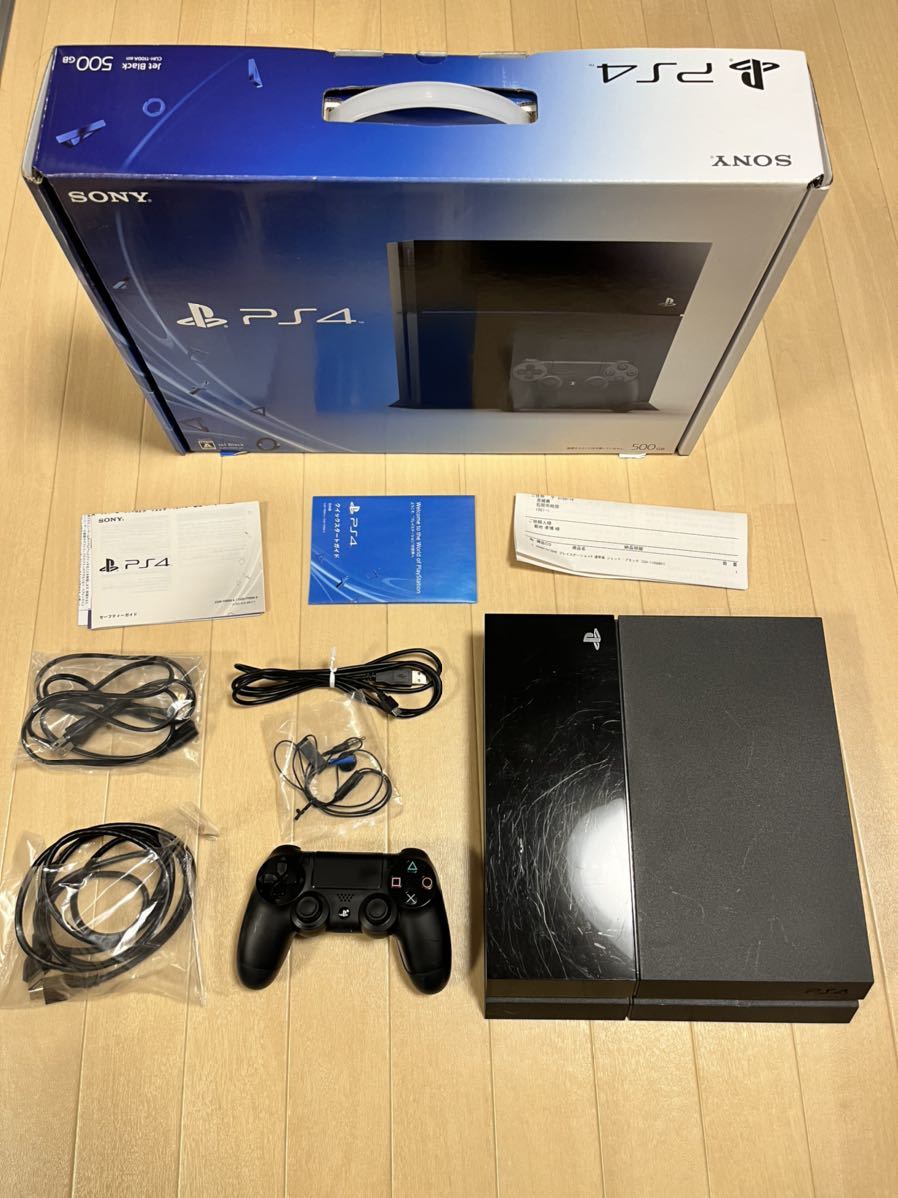 完品 SONY PS4 本体 CUH-1100A 500GB ジェットブラック - alluredental.com