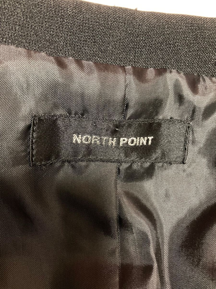 NORTH POINT ブラック　スカートスーツ