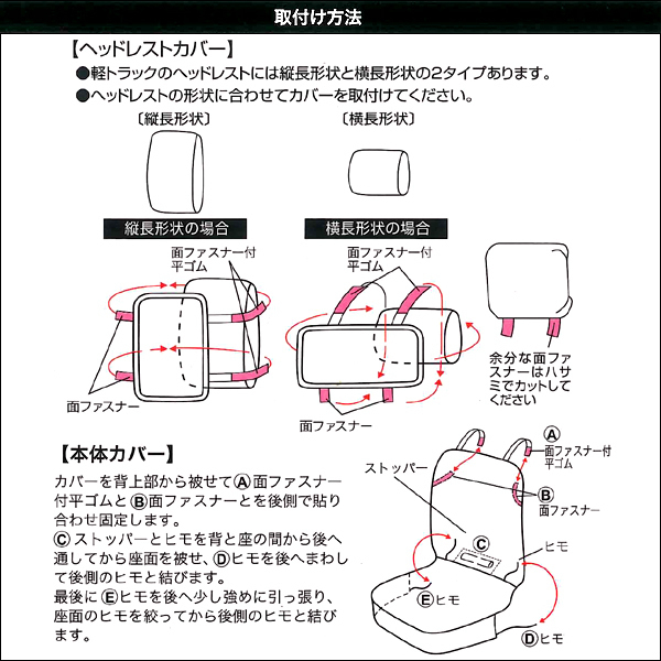 [軽トラ専用]サンバー S201J/S211J等 ウェットスーツ素材 撥水 防水シートカバー 運転席/助手席兼用 1枚 ウォーターストップ ブラック/黒_画像3