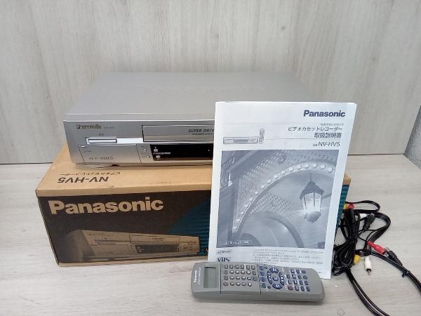 ジャンク 未使用品 Panasonic NV-HV5 ビデオデッキ VHSデッキ 2001年 ビデオカセットレコーダー_画像1