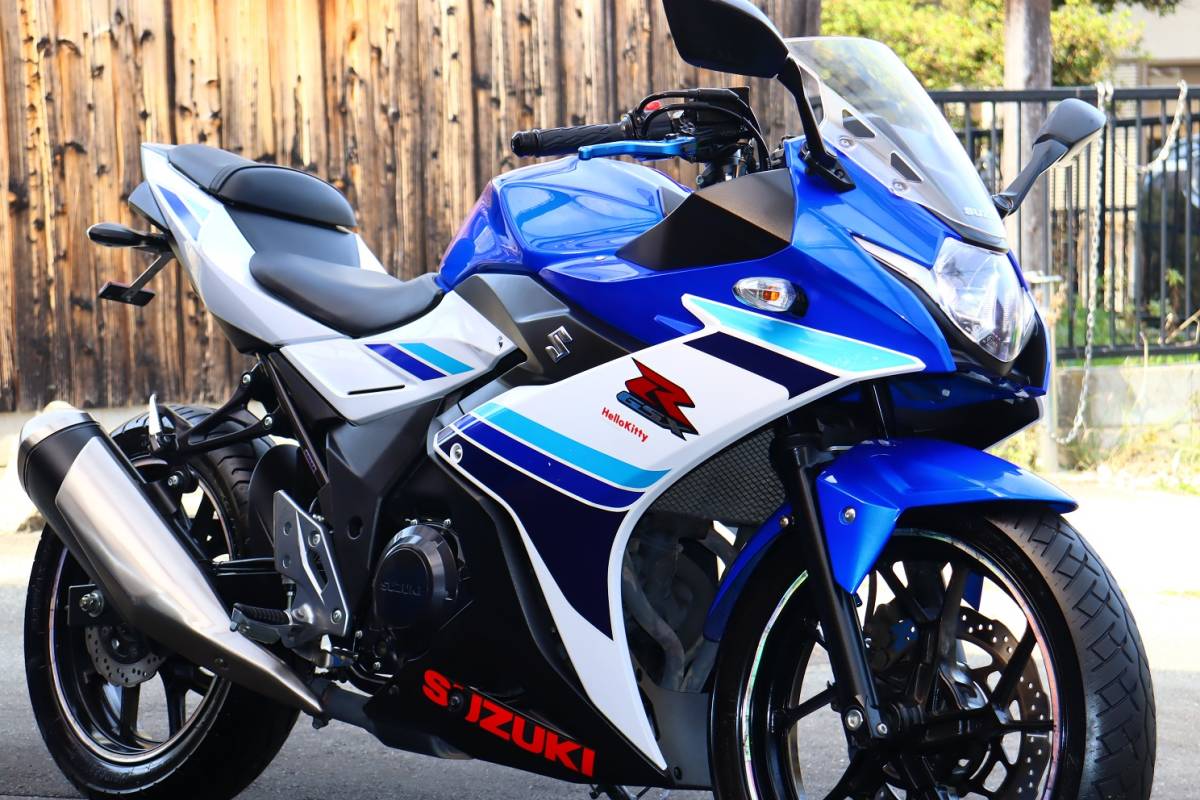 ★GSX250R★メチャ綺麗★快調！セル一発★イモビアラーム★詳細画像多数掲載★動画で車両説明しています★検索）cbr250r ninja250R yzf-r25
