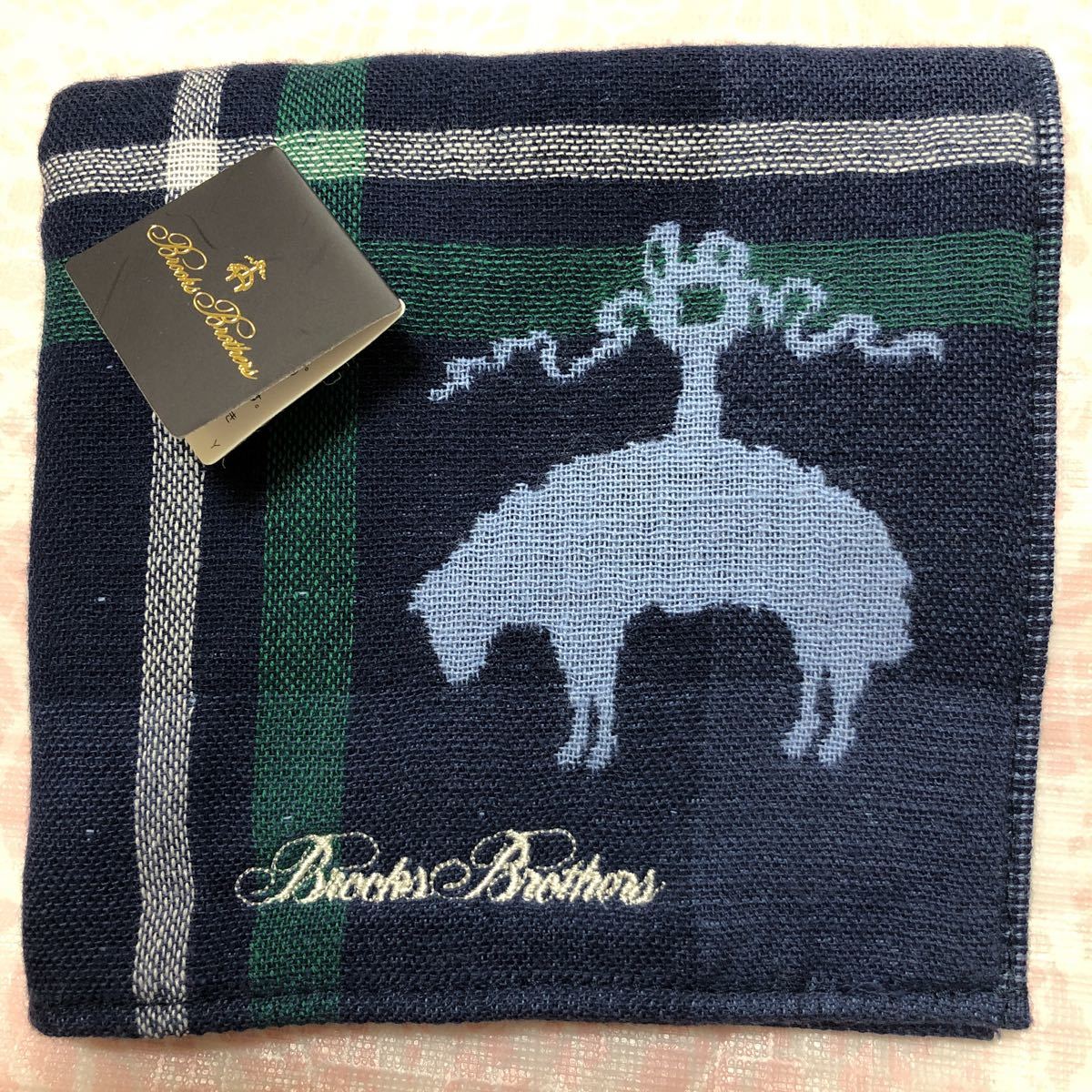 正規品 ブルックス・ブラザーズ タオル＆ガーゼハンカチ Brooks Brothers 新品 メンズ