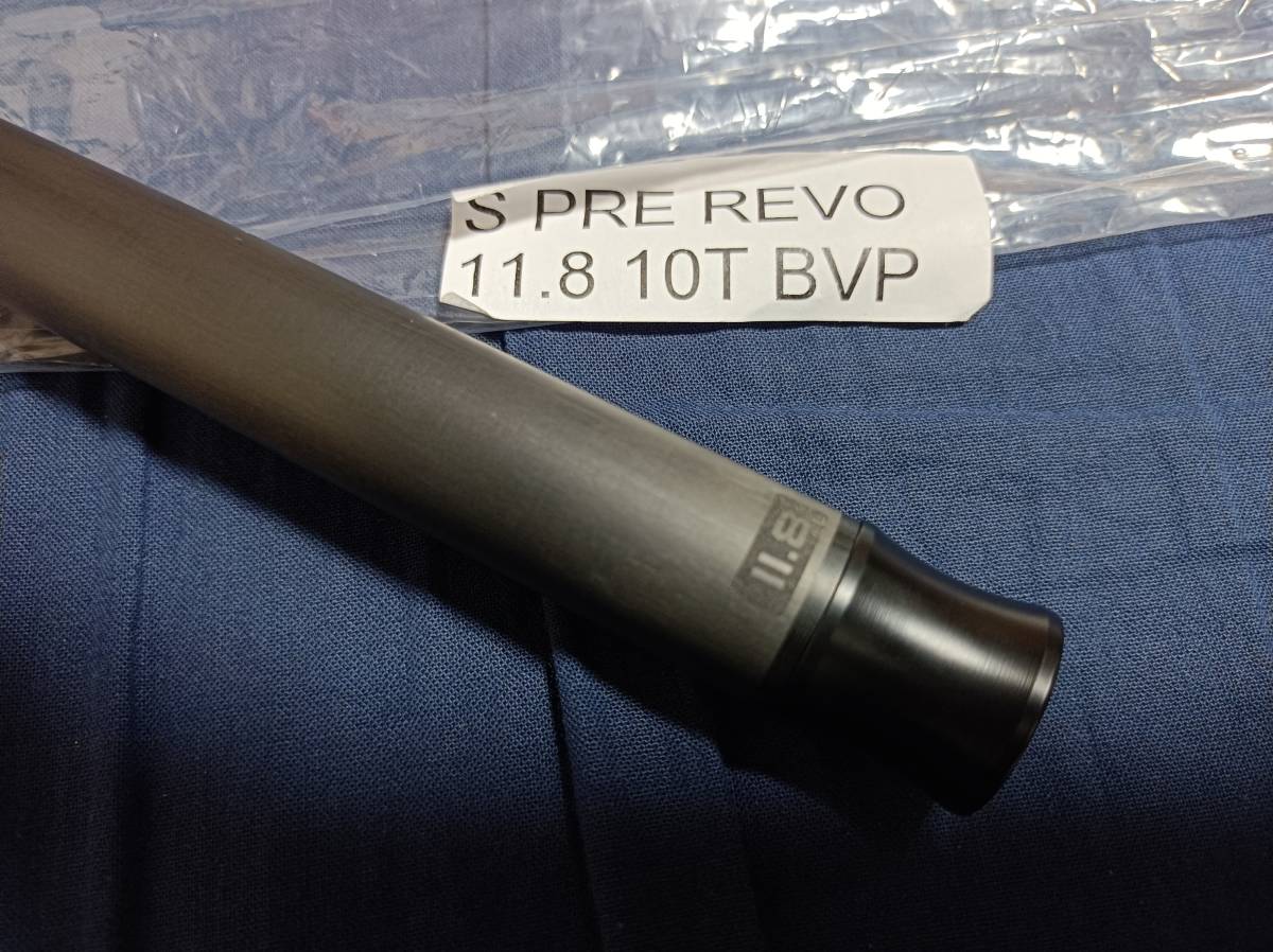 新品未使用 シャフト プレデター REVO（レボ） 11.8mm 3/8 10山フラット BVP(Black Vault Plate)_画像2