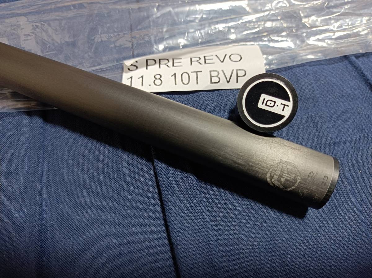 新品未使用 シャフト プレデター REVO（レボ） 11.8mm 3/8 10山フラット BVP(Black Vault Plate)_画像3