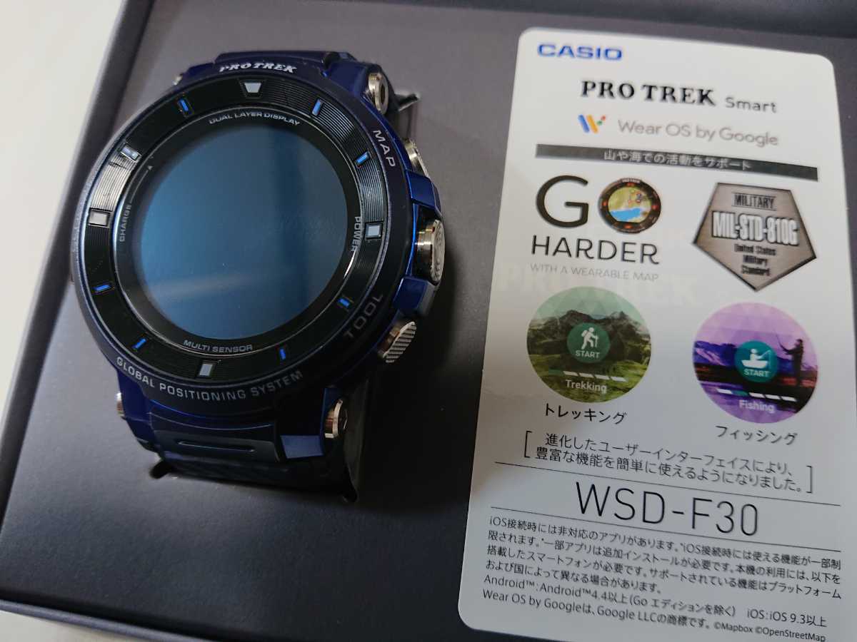 CASIO カシオ PRO TREK Smart 腕時計 WSD-F30 スマートウォッチ カシオ