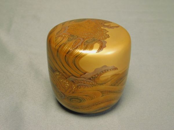好評にて期間延長】 久世 宗春 四季 四季 草花 蒔絵 蒔絵 宗春 棗 草花