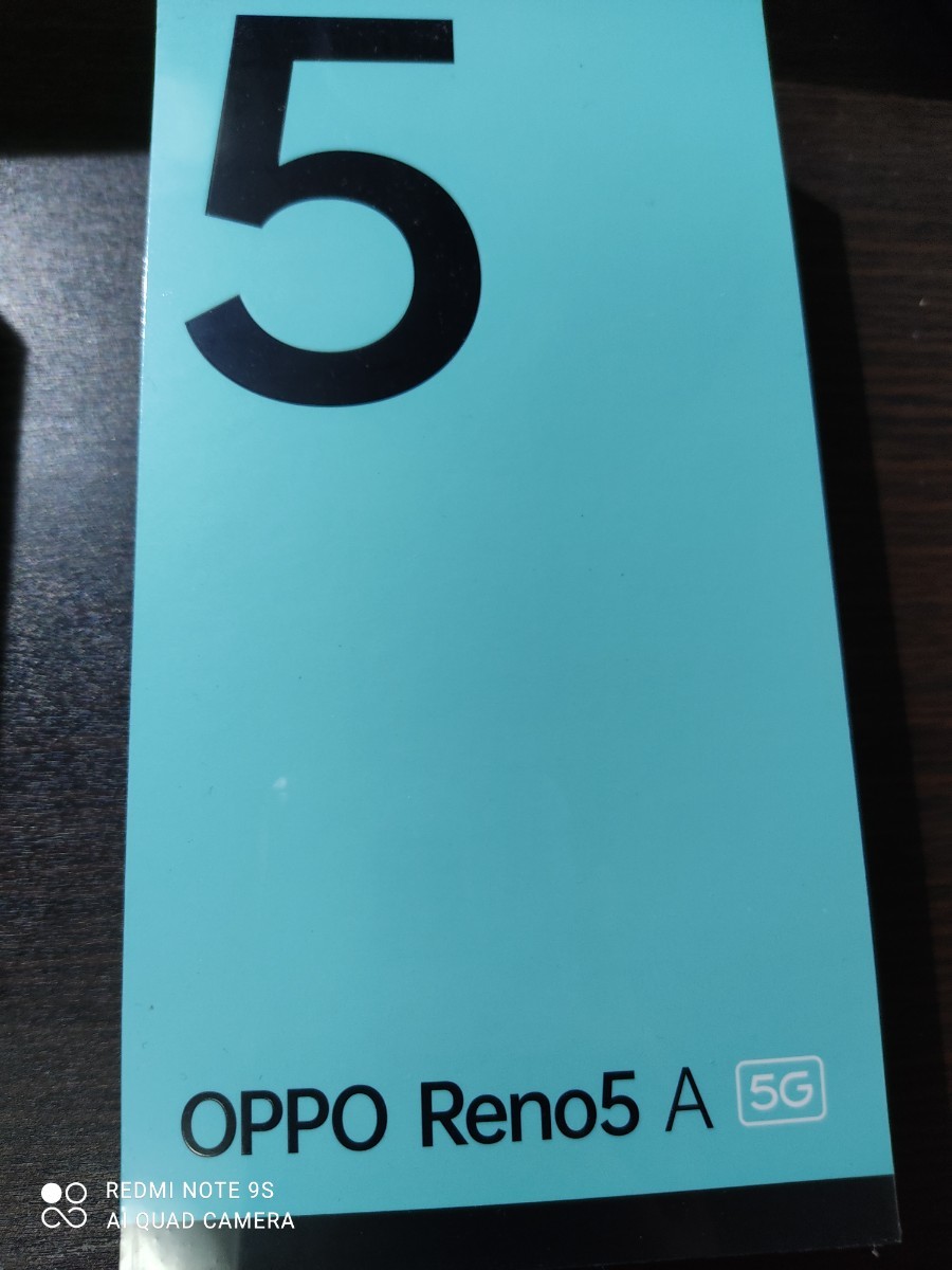 新品本物 A Reno5 OPPO SIMフリー版 RENO5A CPH2199 アイスブルー - OPPO