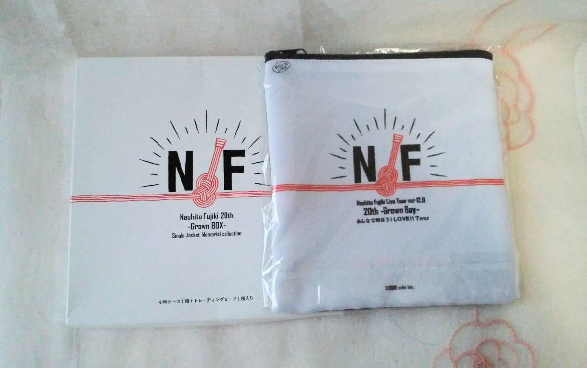 NF 藤木直人 20周年記念 メモリアルボックス シングルジャケット プリント柄 CD型 小物ケース 1999「虹」トレーディングカードなし_画像1