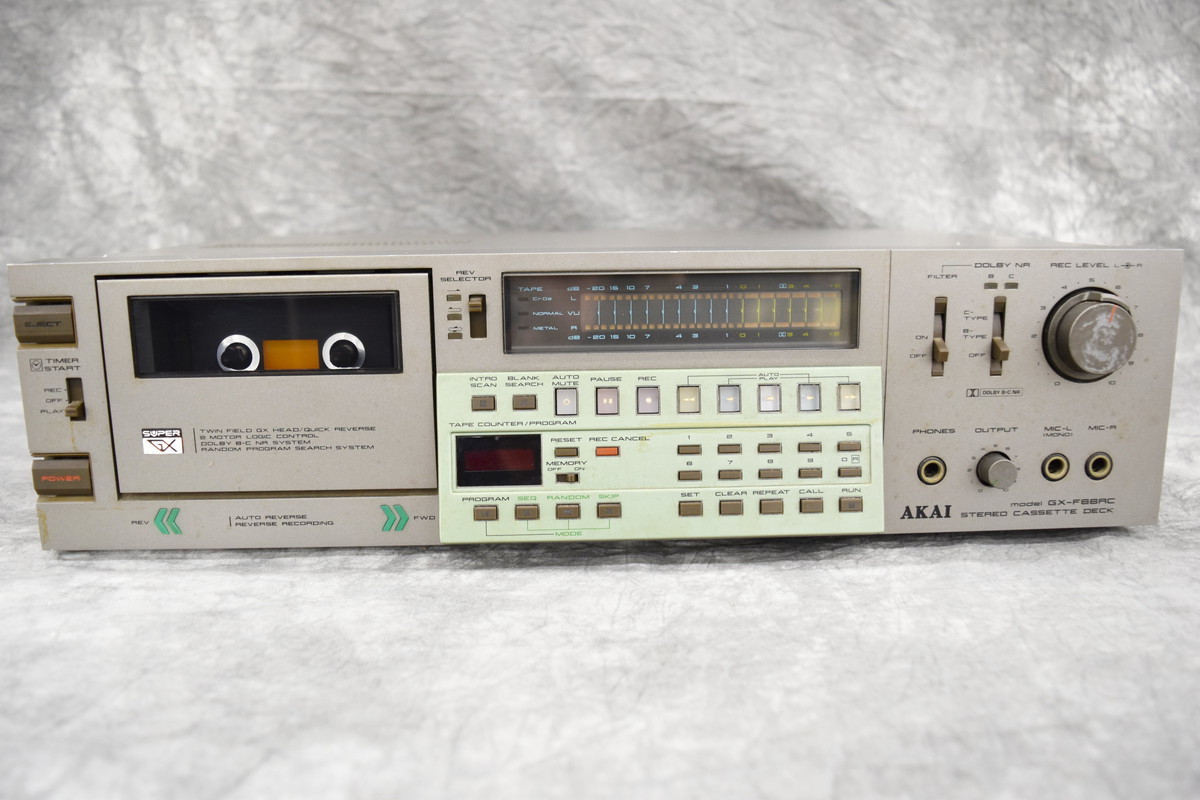 ☆AKAI アカイ カセットデッキ GX-F66RC ☆ジャンク☆ www.falconofs.com