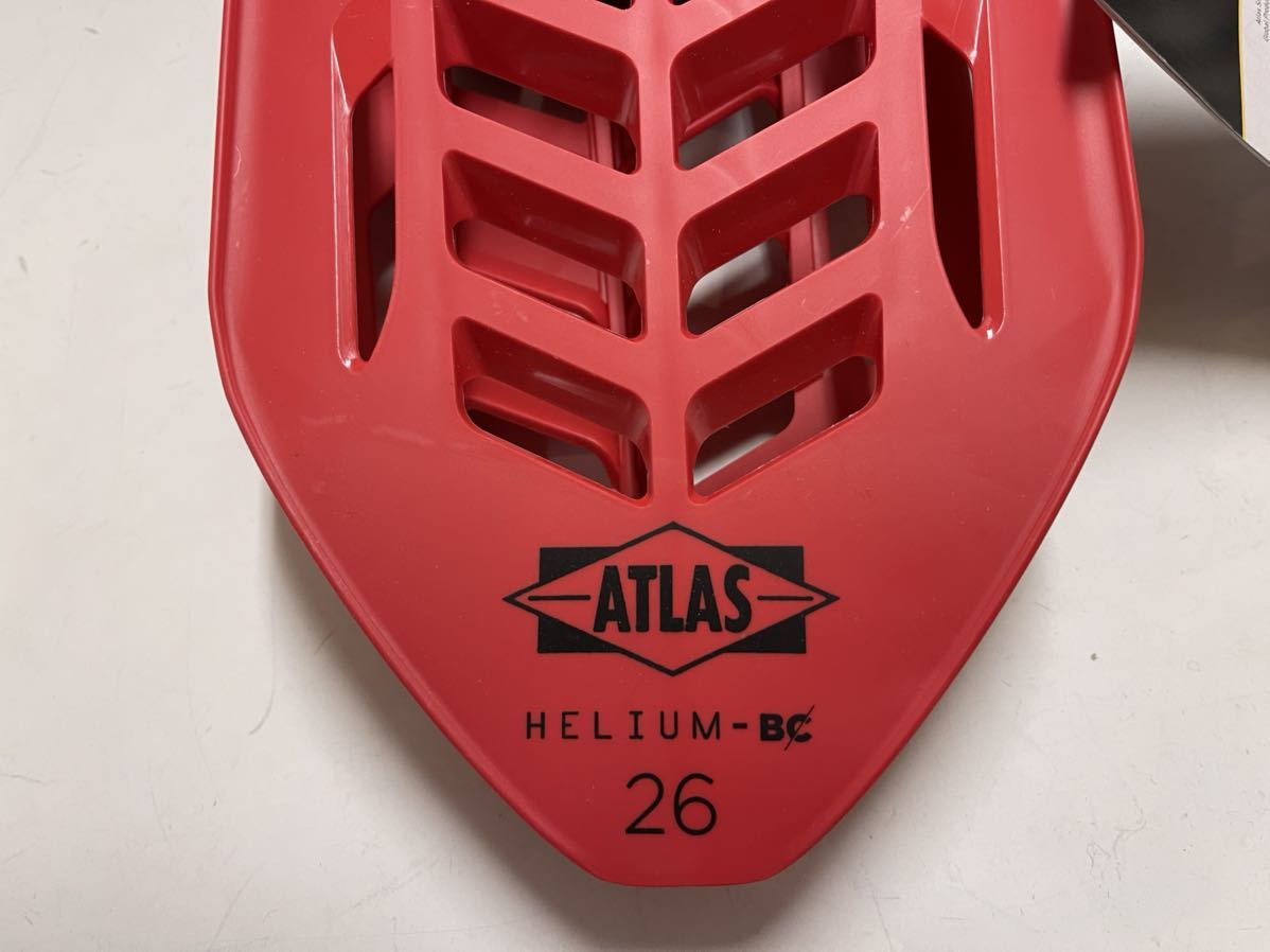 土日限定 ATLAS アトラス 海外限定カラー レッド スノーシュー HELIUM ヘリウム BC 26 バックカントリー スノーボード 雪山 登山 MSR Tubbs_画像2