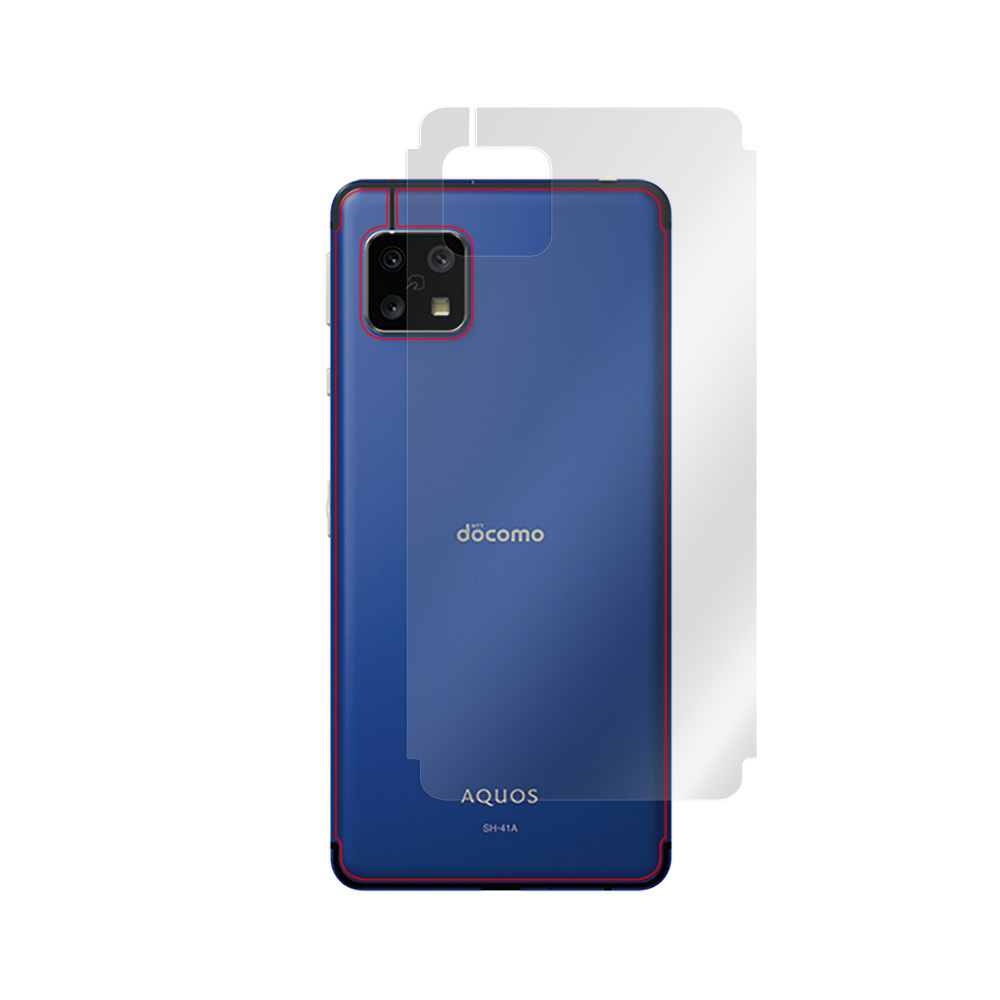 AQUOS sense4 SH41A / sense4 lite 背面 保護 フィルム OverLay FLEX for AQUOS sense4 SH-41A / sense4 lite 本体保護フィルム 曲面対応_画像3