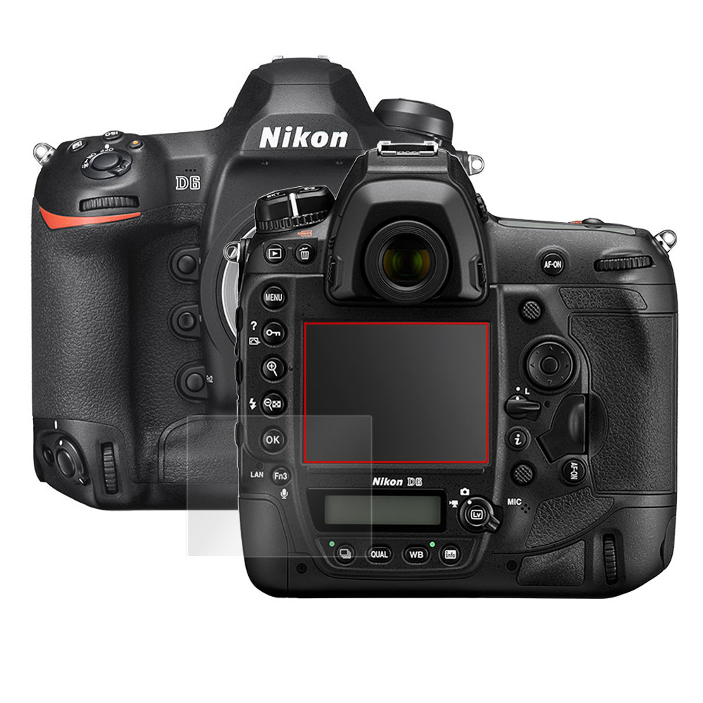 Nikon 一眼レフカメラ D6 保護 フィルム OverLay 9H Plus for ニコン NikonD6 一眼レフカメラ 9H 高硬度で映りこみを低減する低反射タイプ_画像3