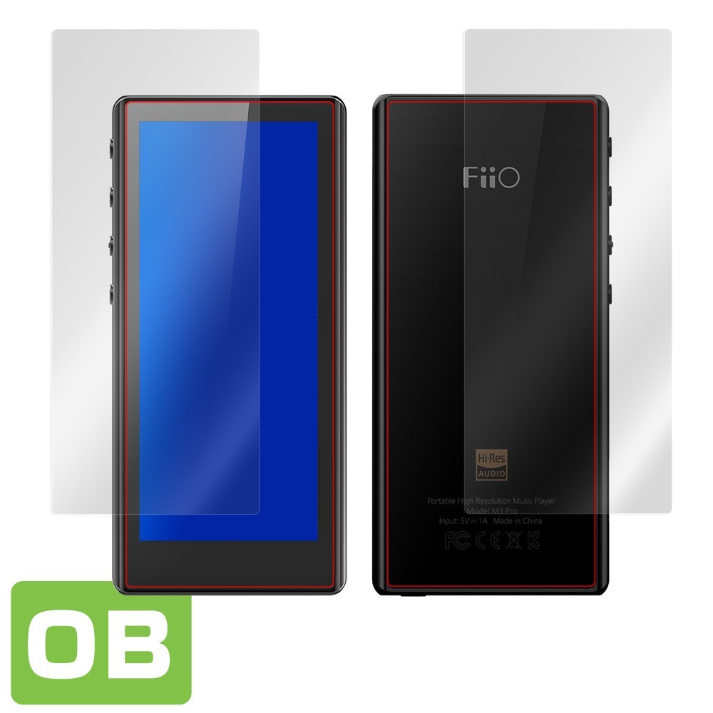 FiiO M3 Pro 表面 背面 保護 フィルム OverLay Brilliant for FiiO M3 Pro 表面・背面セット 保護 フィルム 高光沢 フィーオM3プロ_画像3