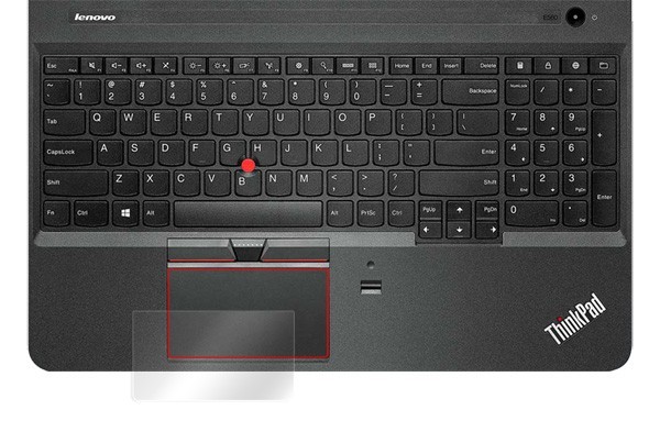 OverLay Protector for トラックパッド ThinkPad E560 保護 フィルム シート シール アンチグレア サラサラ タッチパッド マウス 低反射_画像3