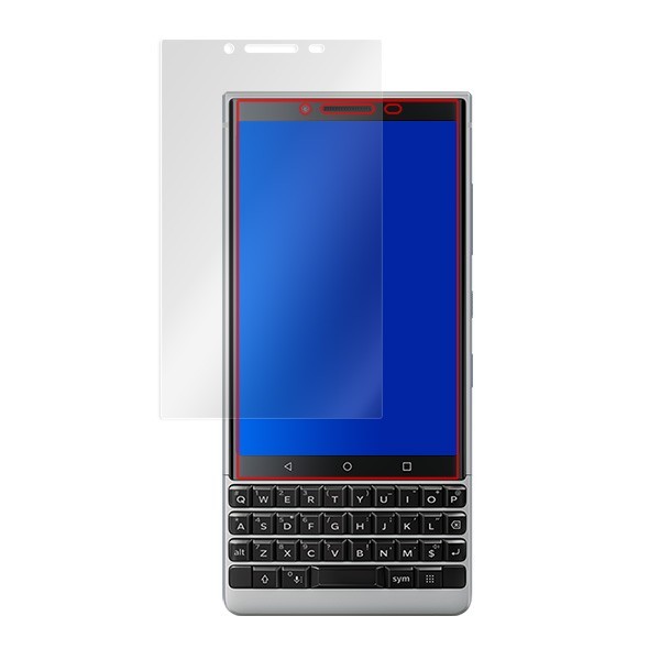 BlackBerry KEY2 用 保護 フィルム OverLay Plus for BlackBerry KEY2 保護 フィルム ブラックベリー アンチグレア 低反射_画像3